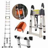 Teleskopický Rebrík 5,8M – Polohovateľný &amp; pevný 